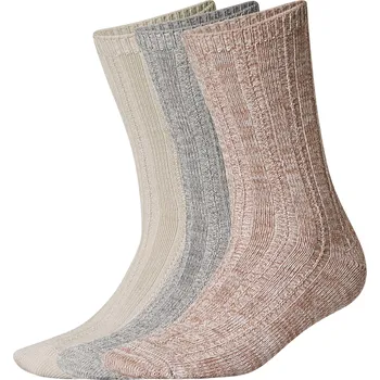 Dámské ponožky esmara® Dámské termo ponožky, 3 páry (béžová/šedá/hnědá, 35/38)