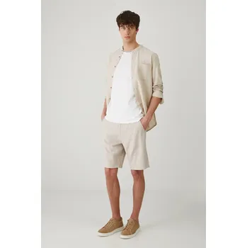 Pánské kraťasy Lněné kraťasy Medicine RS25.SZM071 béžová 08M, vel. XXL