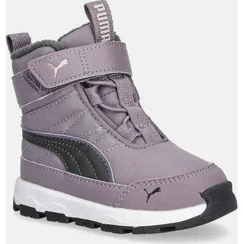 Dívčí zimní obuv Dětské zimní boty Puma Evolve Boot AC+ Inf 392646 fialová 94X, EUR 20