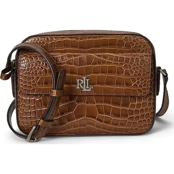 Kabelka Kožená kabelka Lauren Ralph Lauren 431950824 hnědá 88X, vel. ONE SIZE