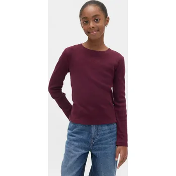 Dívčí tričko GAP Dívčí Dětské žebrované tričko Gap Červená M (2947558)