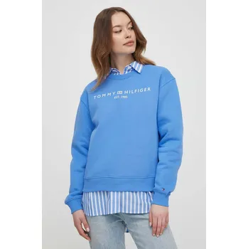 Dámská mikina Mikina Tommy Hilfiger WW0WW39791 modrá 55A, vel. S