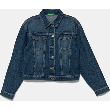Dětská riflová bunda United Colors of Benetton 2PORCN061.G.Seasonal modrá 55X, vel. 168