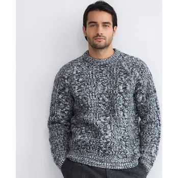 Pánská móda Reserved - Vlněný svetr s copánkovým vzorem - vícebarevná - 469GQ-MLC - 469GQ-MLC-XL