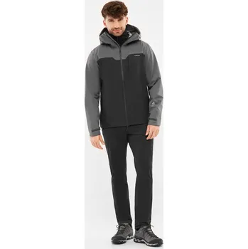 Pánská větrovka Pánská outdoorová bunda 3v1 Viking Ravelo černá/šedá 3XL