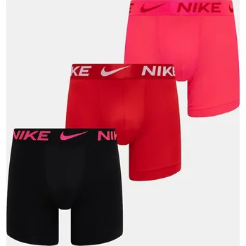 Boxerky Boxerky Nike 3-pack 0000KE1157.M červená 33A, vel. S