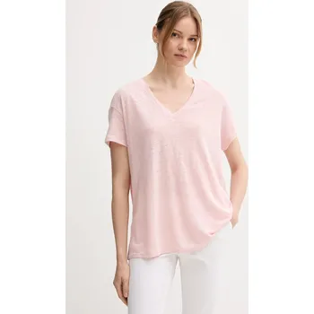 Pánská móda Plátěné tričko United Colors of Benetton 37UJD401Q růžová 03X, vel. M