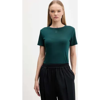 Pánské tričko Tričko HUGO Deloris 50512002 zelená 79X, vel. XS