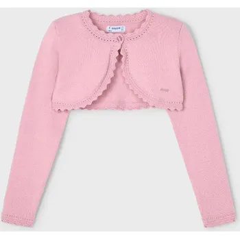 Dívčí oblečení Dětský svetr Mayoral 320.6A.Mini.PPYA růžová 30X, vel. 134