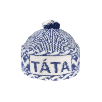 Pokrývka hlavy Tonak Čepice Zmijovka TÁTA, modrá-smetanová, obvod hlavy 55-58