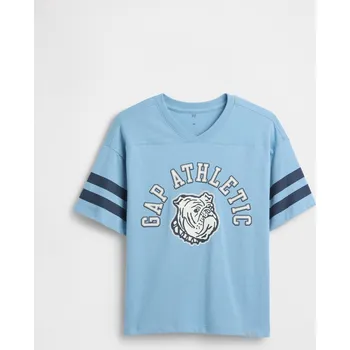 Chlapecké tričko GAP Chlapecké Dětské oversize tričko GAP Modrá S (2948176)