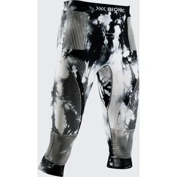 kalhoty X-BIONIC® ENERGY ACCUMULATOR WILD 3/4 pants - TIEDYE X BLACK/X WHITE vel. M