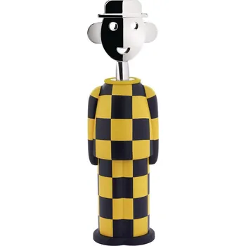 Úložný box Alessi, Vývrtka Alessandro M. Giallo e Nero, žlutá, černá - Formadore