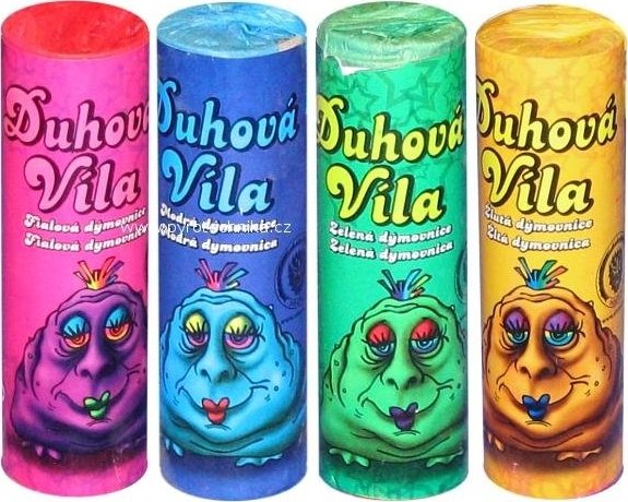Duhová víla 4ks