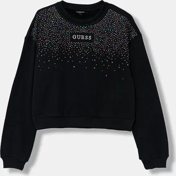 Chlapecká mikina Dětská bavlněná mikina Guess J5BQ05.KAV34.9BYA černá 99X, vel. 136-146