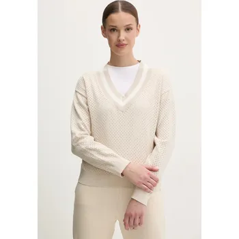 Dámský svetr Bavlněný svetr Dkny DP5R6017 béžová 80X, vel. L