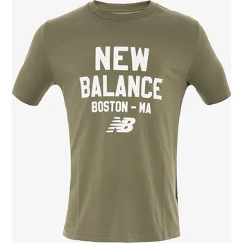 NEW BALANCE Stamp T-Shirt Green S 1132297