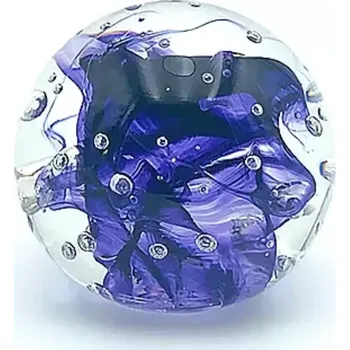 Petrolejová lampa Skleněné těžítko - 6.čakra - paperweight | 54443