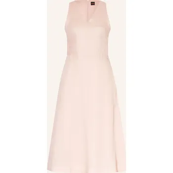 Dámské šaty Boss Dámské Lněné Šaty Dasico, světle růžová, 38