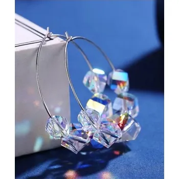 Náušnice Prosperk Náušnice kruhy krystaly Swarovski S2303