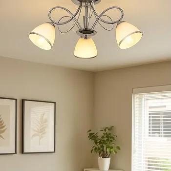 Brilagi - Přisazený lustr FRED 3xE27/60W/230V pr. 59 cm lesklý chrom