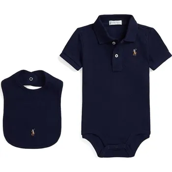 Kojenecký body Bavlněné kojenecké body Polo Ralph Lauren 320981612001 námořnická modř 59X, vel. 62-68
