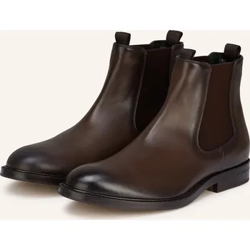 Pánská móda Boss Pánské Chelsea Boty Dressletic, tmavě hnědá, 42,5