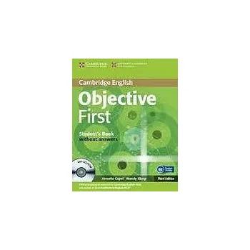 Cizí jazyk Objective First 3rd edition Student´s Book without answers with CD-ROM - Capel, Annette & Sharp, Wendy