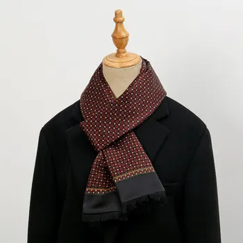 Šála Hedvábný svět černá