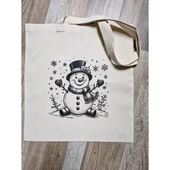 Bavlněná taška "Sněhulák" (Bavlněná taška "Sněhulák")