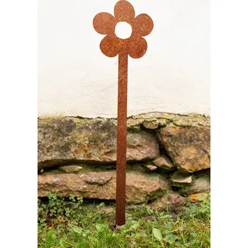 Zahradní dekorace Corgarden Zahradní dekorace KVĚTINA 2 1054 68 x 16 cm Corten