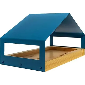 Krmítko pro ptáka JKMC Střecha Krmítko pro ptáky mat, modré