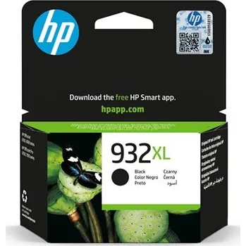 HP 932XL Black Ink Cart, 22,5 ml, CN053AE (1,000 pages)