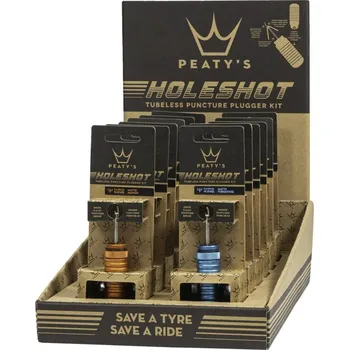 Cyklo nářadí nářadí PEATYS HOLESHOT OPRAVNÁ SADA NA BEZDUŠOVÉ PLÁŠTĚ - 12 COLOURS MIXED