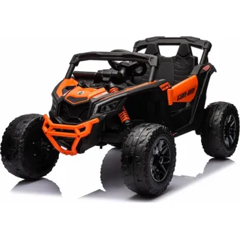 Dětské elektrovozidlo Dětské elektrické autíčko DK-CA003, černé/oranžové