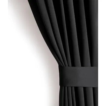 Závěs Závěs AmeliaHome Blackout II 140x245 cm černý, velikost 200x300