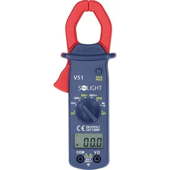 Multimetr Solight V51 klešťový multimetr, 20 - 200A