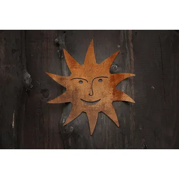 Zahradní dekorace Corgarden Zahradní dekorace SLUNCE 1065 29 x 29 cm Corten