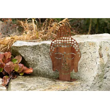 Zahradní dekorace Corgarden Zahradní dekorace BUDDHA 1061 50 x 30 cm Corten