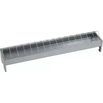 Krmítko pro ptáka Krmítko kovové pro drůbež 13 cm x 75 cm