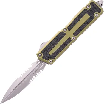 kapesní nůž Microtech SCARAB II GEN III D/E APOCALYPTIC PART SERRATE OD GREEN 1280-11APOD