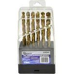 Geko Vrtáky do kovu 1-10mm 19ks HSS TiN G38244
