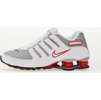 Pánské tenisky Tenisky Nike Shox Nz White/ Metallic Silver-Sport Red EUR 47
