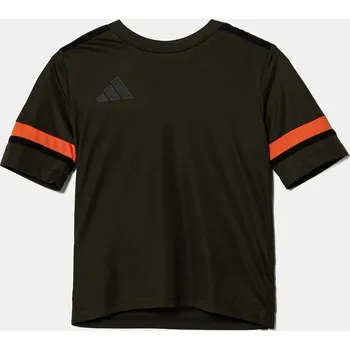 Dětská móda Dětské tričko adidas Performance JN7853 zelená 87X, vel. 176