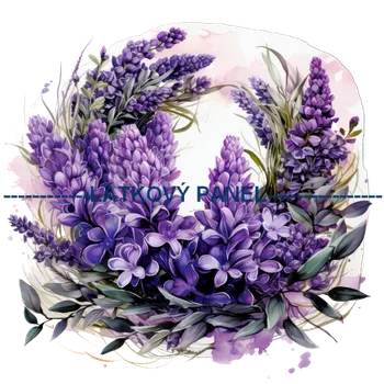 Látkový panel - Levandule - LE-117 Velikost: 30x30cm, Materiál: Teplákovina nepočesaná