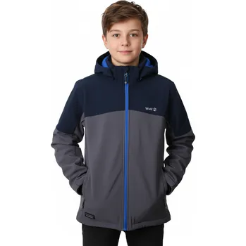 Chlapecká bunda Chlapecká softshellová bunda šedá WOLF B2269 Velikost: 128/134