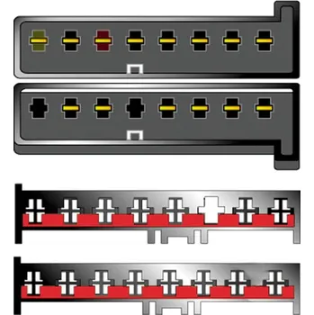 Zapalovací kabel Kabeláž pro HF PARROT/OEM Ford -2001, Jaguar S (8+8pól) - sot-061
