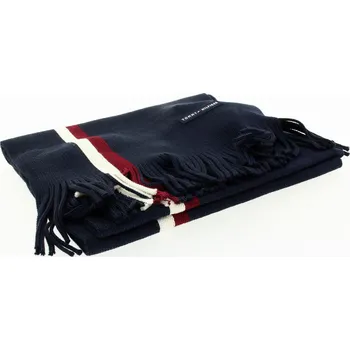 Šála TOMMY HILFIGER Pánská tm.modrá šála AM0AM13595-DW6-733 Velikost