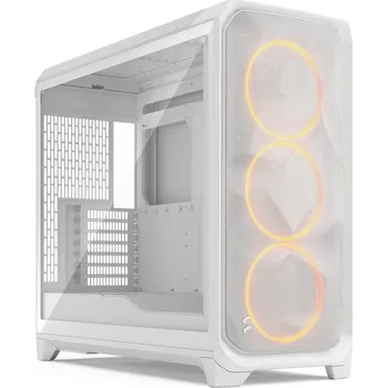 PC skříň Fractal Design Meshify 3 XL TG Big Tower transparentní Bílá
