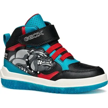 Dívčí tenisky Dětské tenisky Geox BUZZERLIGHT J56MCA.054CE.28.31 tyrkysová 66X, EUR 30